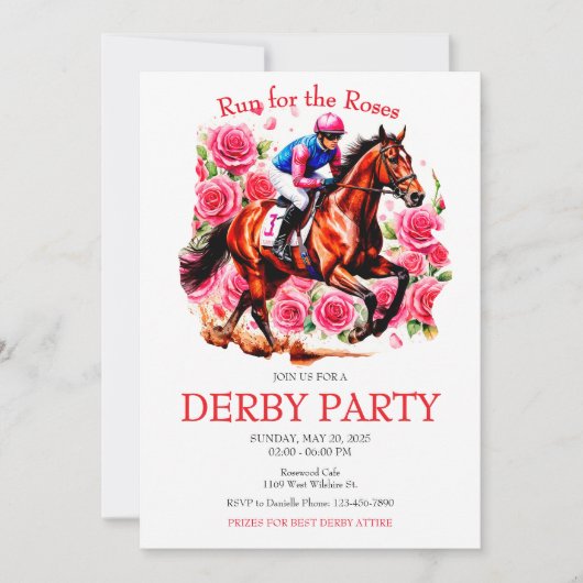 Activiteiten in de omgeving van Rozen Horse Derby  Kaart (Voorkant)