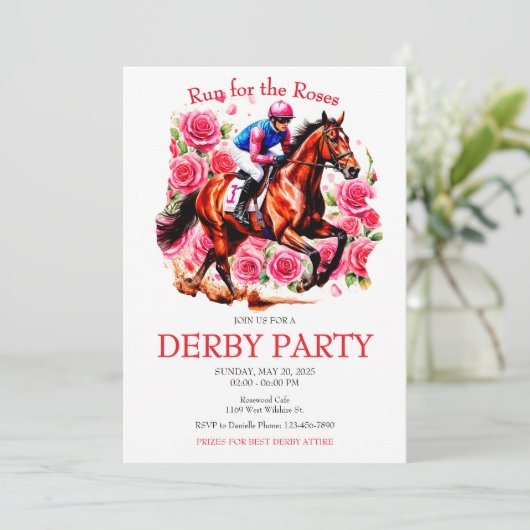Activiteiten in de omgeving van Rozen Horse Derby  Kaart (Staand voorkant)
