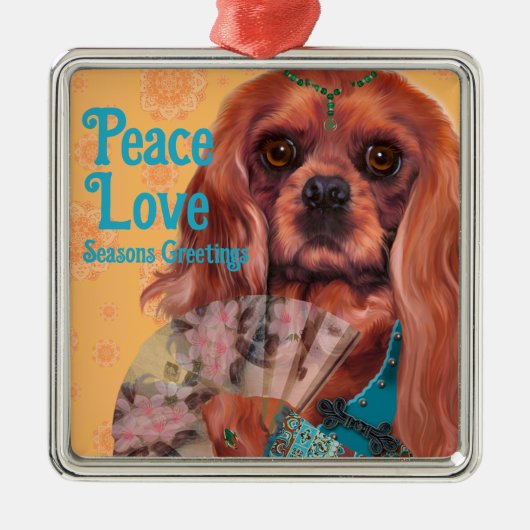 Activiteiten in de omgeving van Ruby Cavalier King Metalen Ornament (Voorkant)