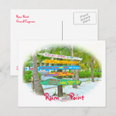 Activiteiten in de omgeving van Rum Point Grand Ca Briefkaart (Voorkant / Achterkant)