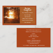 Activiteiten in de omgeving van Rust Red Forest Ca Visitekaartje (Voorkant / Achterkant)