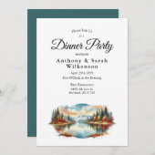 Activiteiten in de omgeving van Rustic Autumn Lake Kaart (Voorkant / Achterkant)