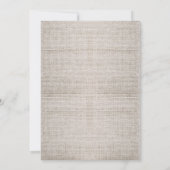 Activiteiten in de omgeving van Rustic Burlap Maso Kaart (Achterkant)