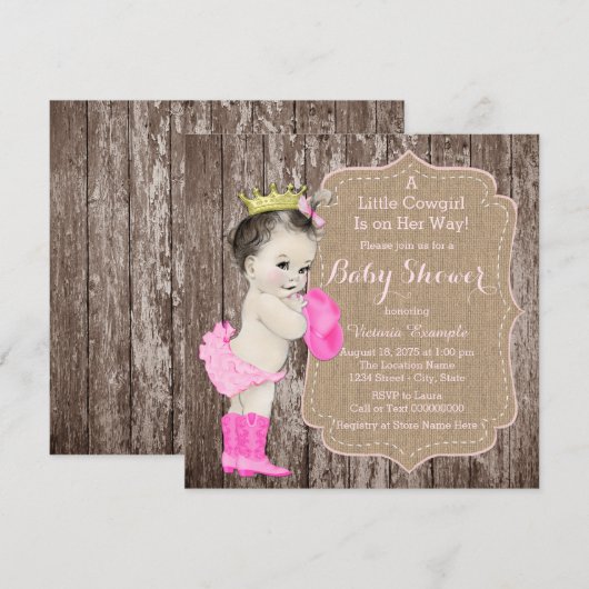 Activiteiten in de omgeving van Rustic Cowgirl Pri Kaart (Voorkant / Achterkant)