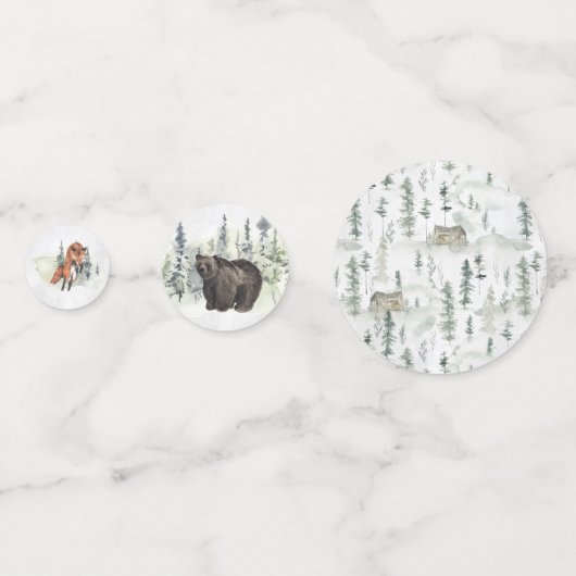 Activiteiten in de omgeving van Rustic Forest Anim Confetti (Voorkanten)