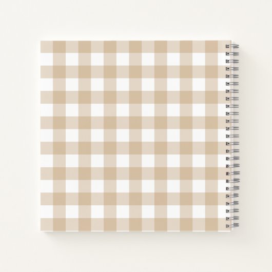 Activiteiten in de omgeving van Rustic Gingham Gar Notitieboek (Achterkant)