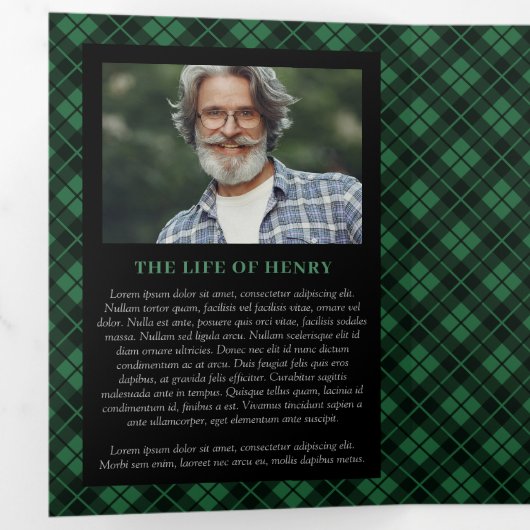 Activiteiten in de omgeving van Rustic Green Plaid Drieluik Programma (Binnenzijde eerst)