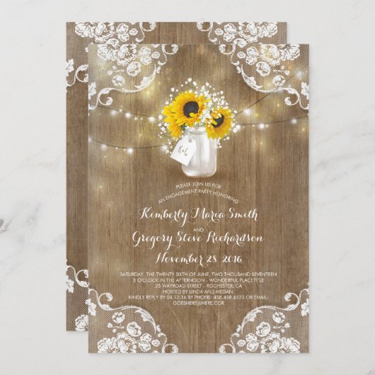 Activiteiten in de omgeving van Rustic Mason Jar a Kaart (Voorkant / Achterkant)