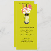 Activiteiten in de omgeving van Rustic Mason Jar a Programmakaart (Voorkant / Achterkant)