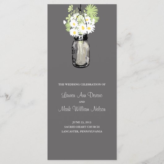 Activiteiten in de omgeving van Rustic Mason Jar a Programmakaart (Voorkant)