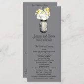 Activiteiten in de omgeving van Rustic Mason Jar D Programmakaart (Voorkant / Achterkant)