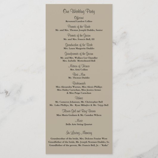 Activiteiten in de omgeving van Rustic Mason Jar D Programmakaart (Achterkant)