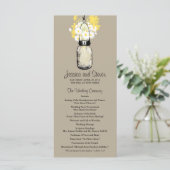 Activiteiten in de omgeving van Rustic Mason Jar D Programmakaart (Staand voorkant)