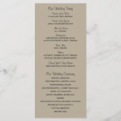 Activiteiten in de omgeving van Rustic Mason Jar D Programmakaart (Achterkant)