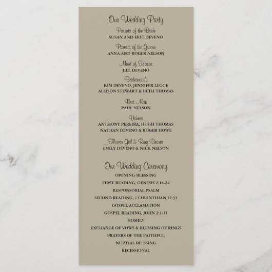 Activiteiten in de omgeving van Rustic Mason Jar D Programmakaart (Achterkant)