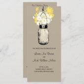 Activiteiten in de omgeving van Rustic Mason Jar D Programmakaart (Voorkant / Achterkant)