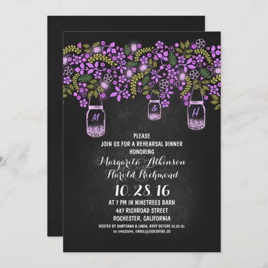 Activiteiten in de omgeving van Rustic Mason Jars  Kaart (Voorkant / Achterkant)