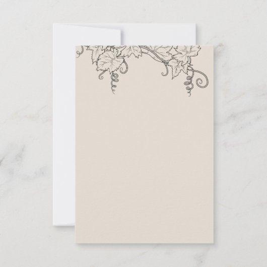 Activiteiten in de omgeving van Rustic Napa Valley Bedankkaart (Achterkant)