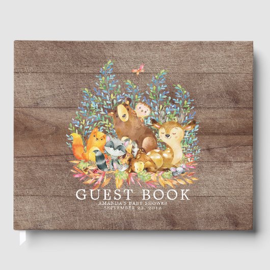 Activiteiten in de omgeving van Rustic Neutral Woo Gastenboek (Voorkant)