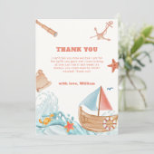 Activiteiten in de omgeving van Rustic Ocean Boy A Bedankkaart (Staand voorkant)