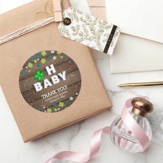 Activiteiten in de omgeving van Rustic Oh Baby St. Ronde Sticker (Geschenken)