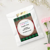 Activiteiten in de omgeving van Rustic Plaid Heart Bedankzakje (Gezegeld)