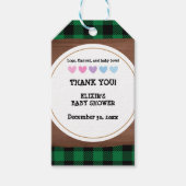 Activiteiten in de omgeving van Rustic Plaid Heart Cadeaulabel (Voorkant)