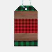 Activiteiten in de omgeving van Rustic Plaid Heart Cadeaulabel (Achterkant)