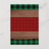 Activiteiten in de omgeving van Rustic Plaid Heart Informatiekaartje (Achterkant)