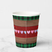 Activiteiten in de omgeving van Rustic Plaid Heart Papieren Bekers (Rechts)
