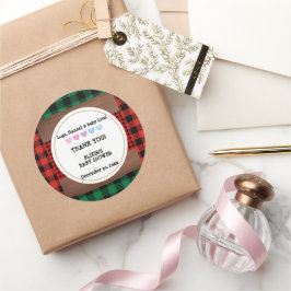 Activiteiten in de omgeving van Rustic Plaid Heart Ronde Sticker