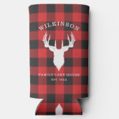 Activiteiten in de omgeving van Rustic Plaid Lake Seltzer Blikjeskoeler (Achterkant)