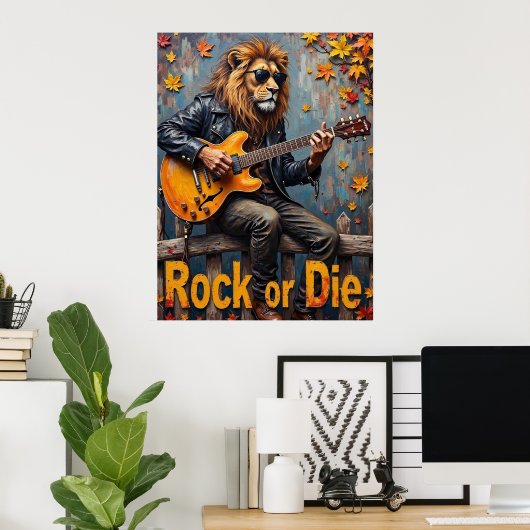 Activiteiten in de omgeving van Rustic Shred: Lion Poster (Thuiskantoor)