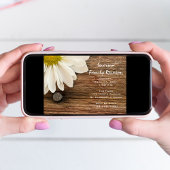 Activiteiten in de omgeving van Rustic White Daisy Kaart