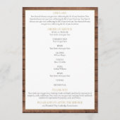 Activiteiten in de omgeving van Rustic Wood Greene Programmakaart (Achterkant)