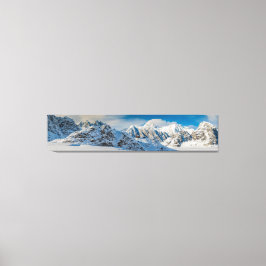 Activiteiten in de omgeving van Ruth Glacier Denal Canvas Afdruk