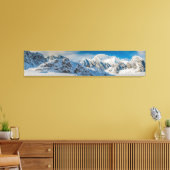 Activiteiten in de omgeving van Ruth Glacier Denal Canvas Afdruk (Insitu (Woonkamer))