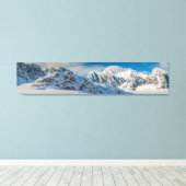 Activiteiten in de omgeving van Ruth Glacier Denal Canvas Afdruk (Insitu (Houten vloer))