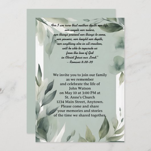 Activiteiten in de omgeving van Sage Green and Whi Kaart (Voorkant / Achterkant)