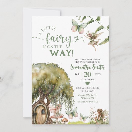 Activiteiten in de omgeving van Sage Green Fairy E Kaart (Voorkant)