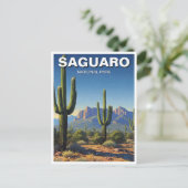 Activiteiten in de omgeving van Saguaro National P Briefkaart (Staand voorkant)