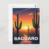 Activiteiten in de omgeving van Saguaro National P Briefkaart (Voorkant / Achterkant)