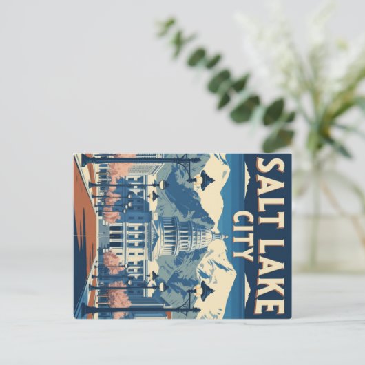Activiteiten in de omgeving van  Salt Lake City Ca Briefkaart (Staand voorkant)