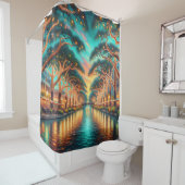 Activiteiten in de omgeving van San Antonio Riverw Douchegordijn (In situ)