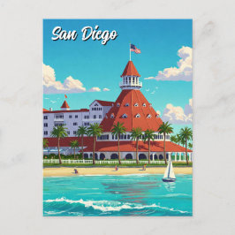 Activiteiten in de omgeving van San Diego Californ Briefkaart