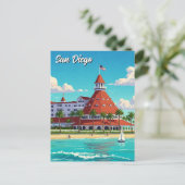 Activiteiten in de omgeving van San Diego Californ Briefkaart (Staand voorkant)