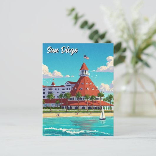 Activiteiten in de omgeving van San Diego Californ Briefkaart (Staand voorkant)