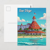 Activiteiten in de omgeving van San Diego Californ Briefkaart (Voorkant / Achterkant)