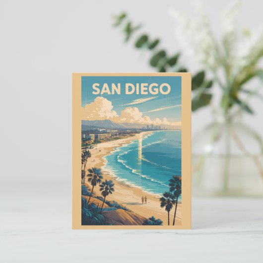 Activiteiten in de omgeving van San Diego Californ Briefkaart (Staand voorkant)