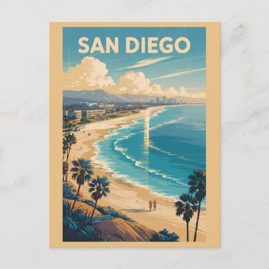 Activiteiten in de omgeving van San Diego Californ Briefkaart (Voorkant)